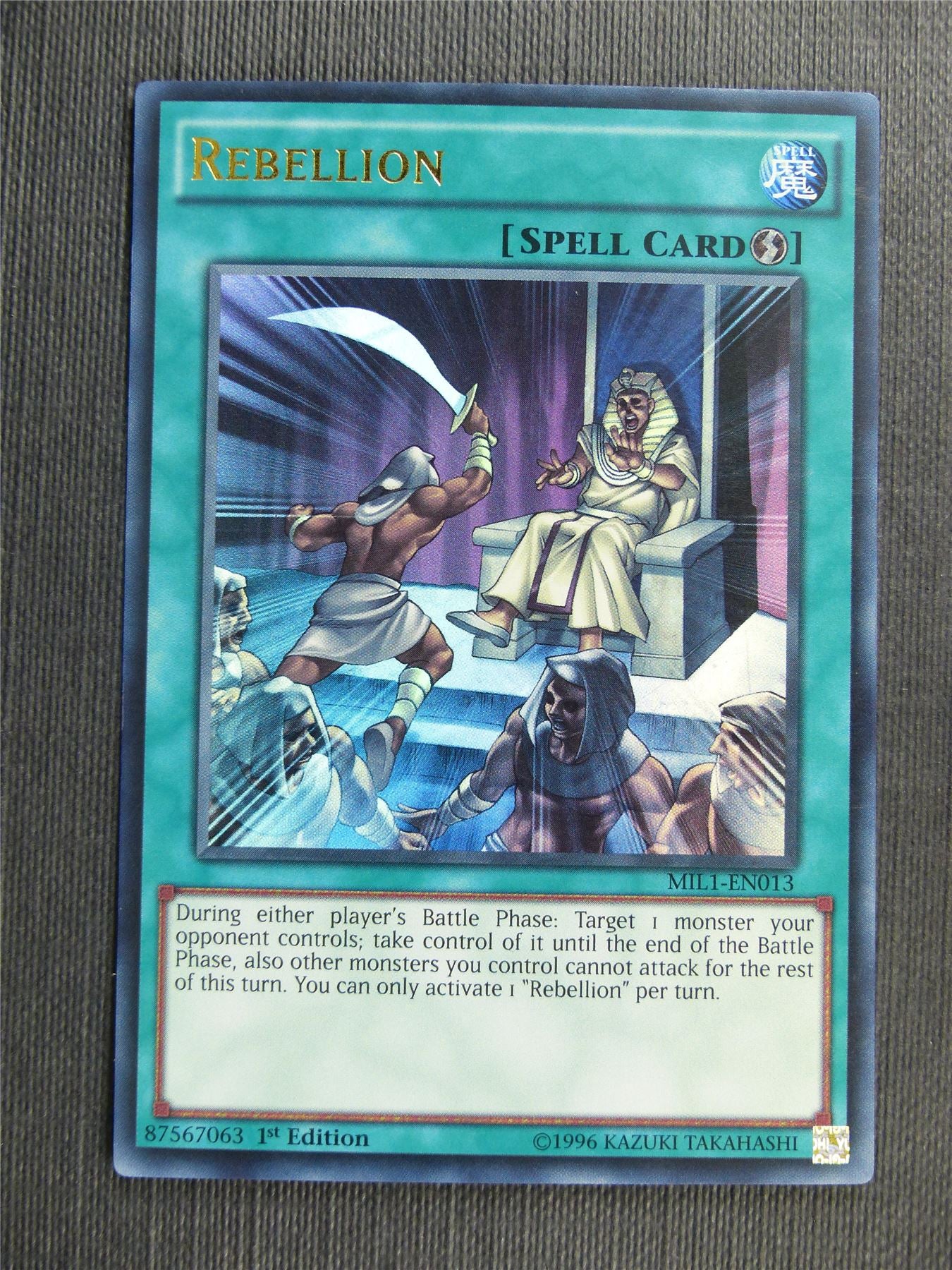 Rebellion MIL1 Ultra Rare - 1st ed - Yugioh Cards