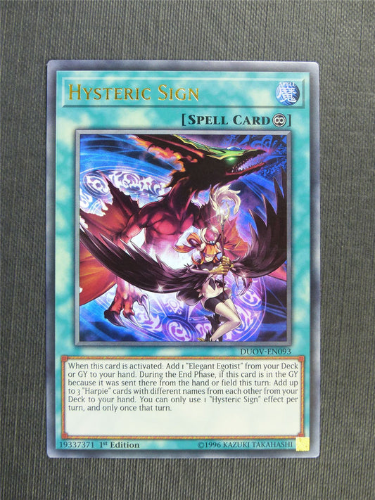 Hysteric Sign DUOV Ultra Rare - 1st ed - Yugioh Cards #2WO