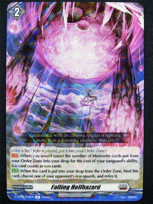 Falling Hellhazard D-BT04 R - Vanguard Card #103