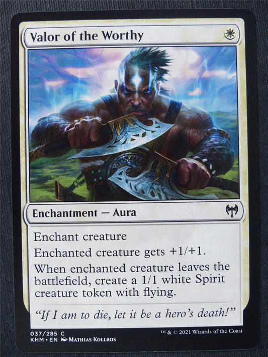Valor of the Worthy - Mtg Magic Cards #12