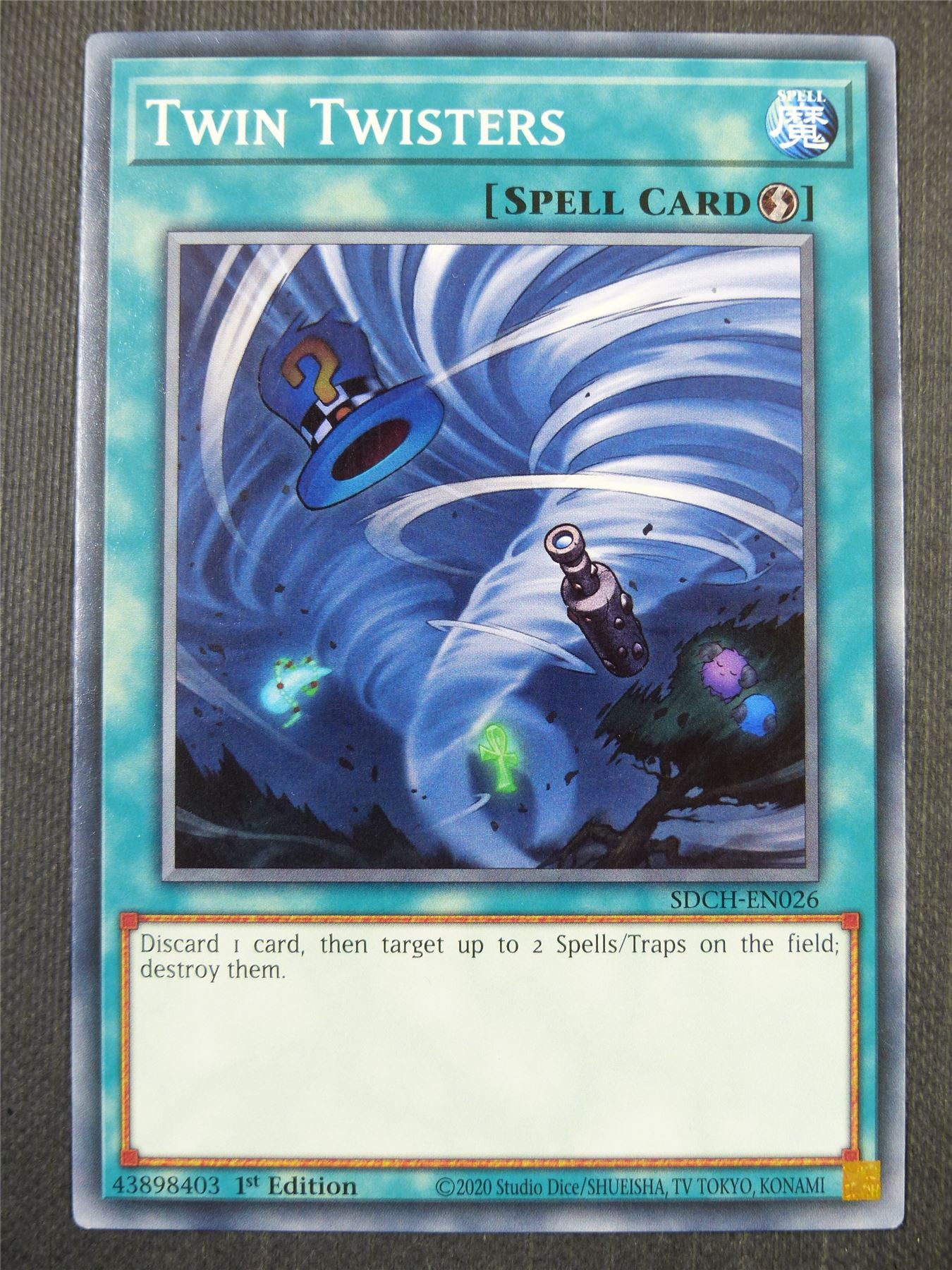 Twin Twisters SDCH - 1st ed Yugioh Card #39Q