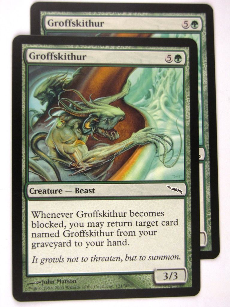 MTG Magic: the Gathering Cards: GROFFSKITHUR x2: MRD