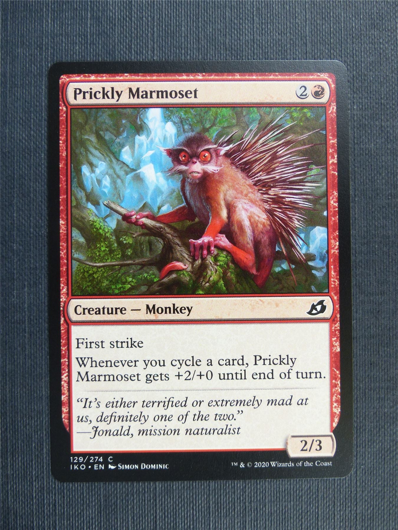 Prickly Marmoset - IKO Mtg Card