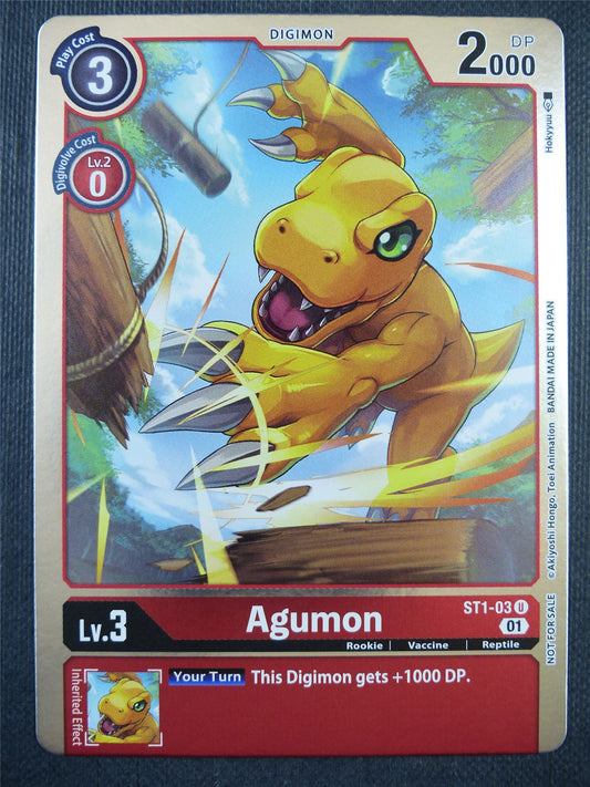 Agumon ST1-03 U alt art - Xros Encounter - Digimon Card #97I