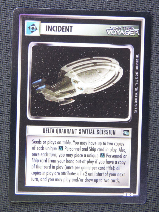 Incident Delta Spatial Scission - Star Trek CCG Voyager #5B5