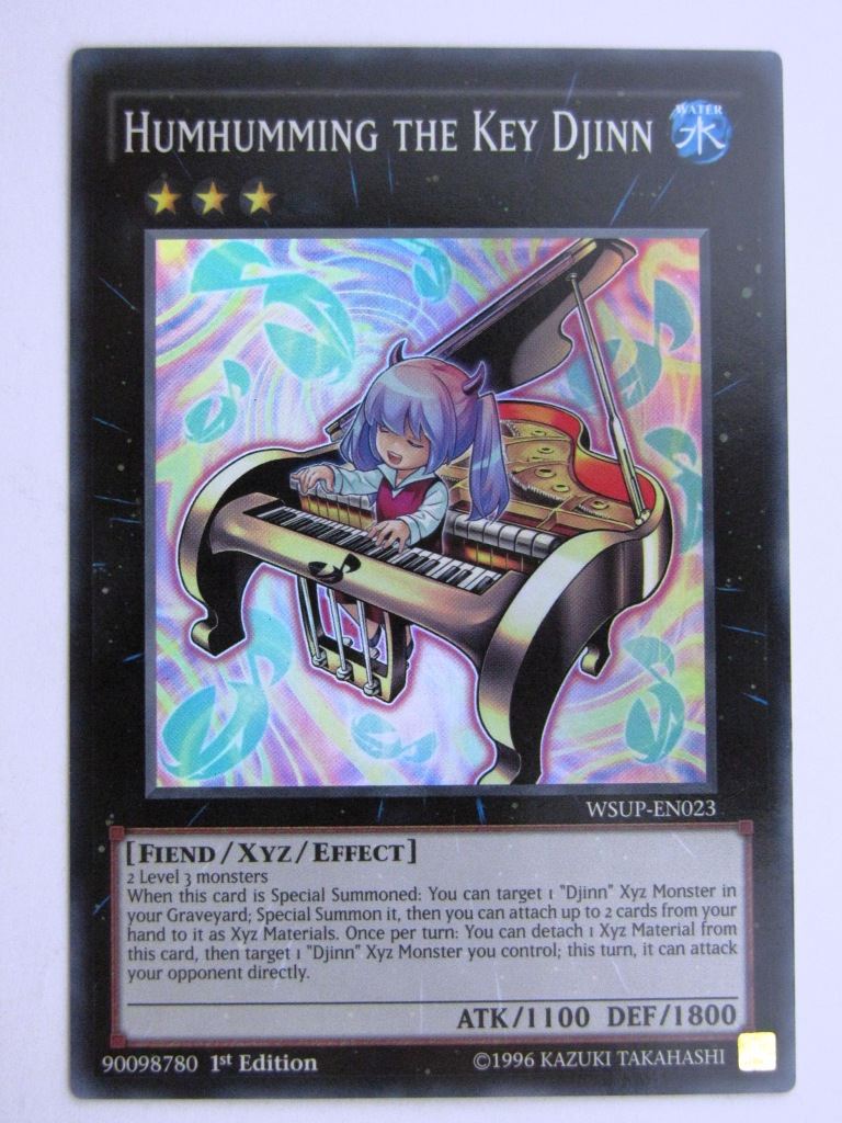 Yugioh Cards: HUMHUMMING THE KEY DJINN WSUP SUPER RARE # 25E72