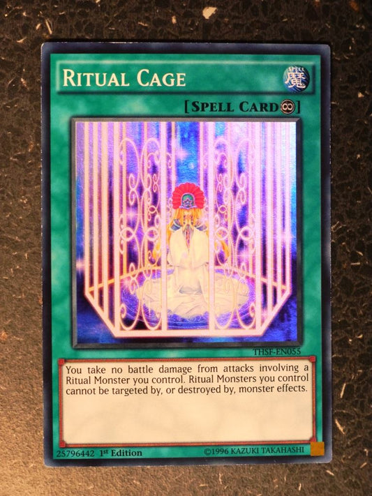 Yugioh Cards: RITUAL CAGE SUPER RARE # 8H75