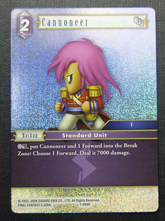 Cannoneer 7-099R Foil - Final Fantasy Cards # 2D87