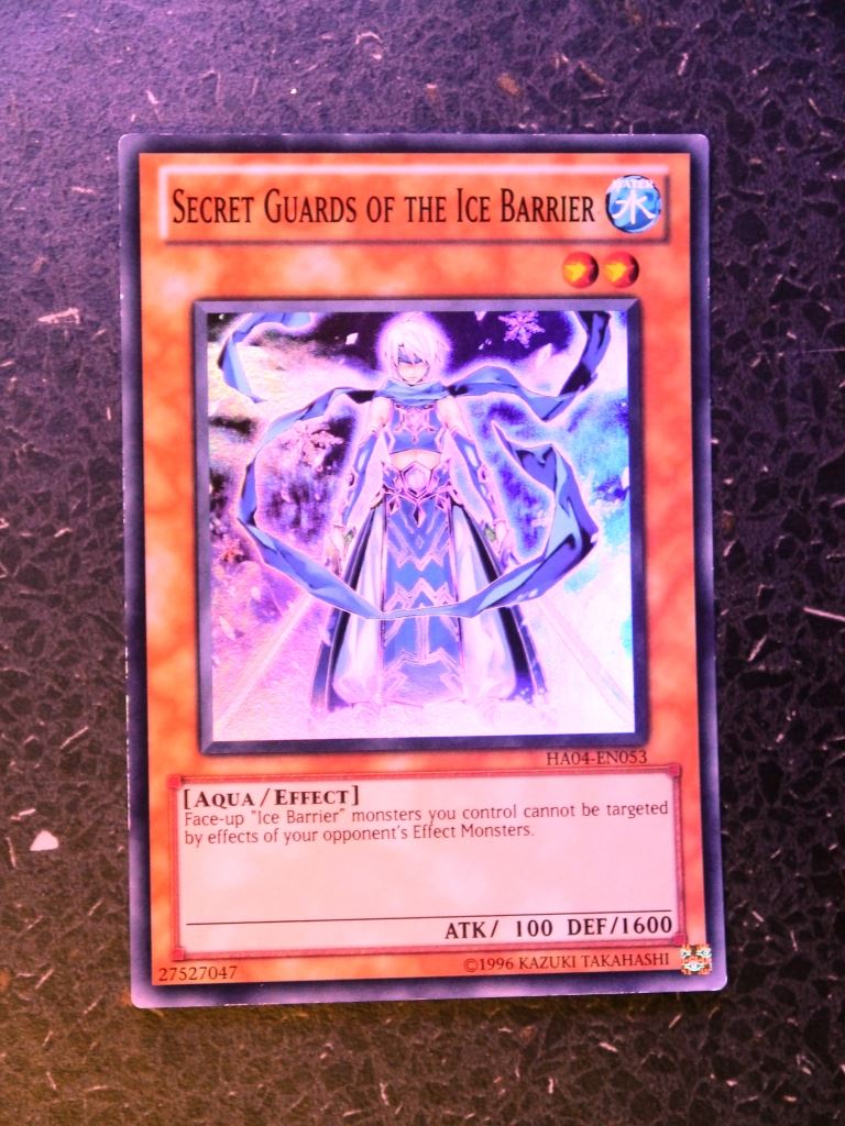 Yugioh Cards:SECRET GUARDS  OF THE ICE BARRIER  HA04 SUPER RARE # H93