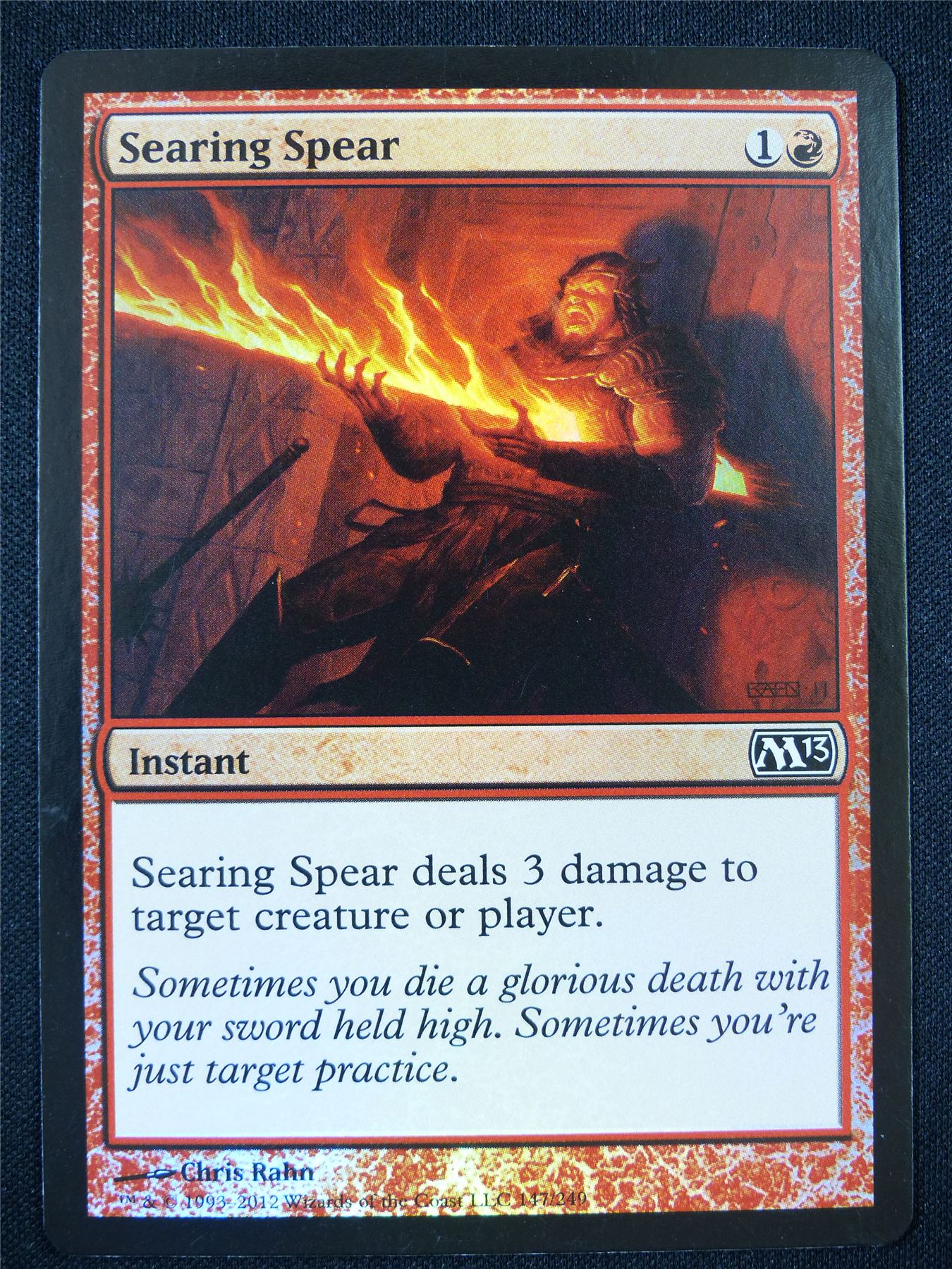 Searing Spear Foil - Mtg Card #1ZI
