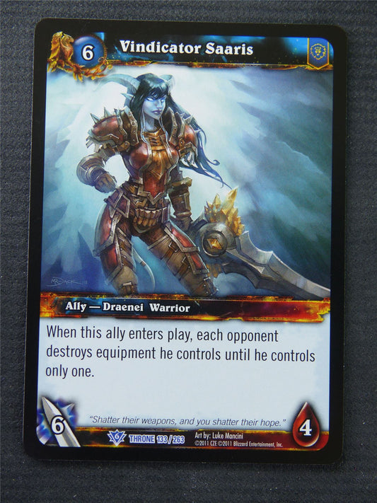 Vindicator Saaris - Rare - World Of Warcraft #1N9