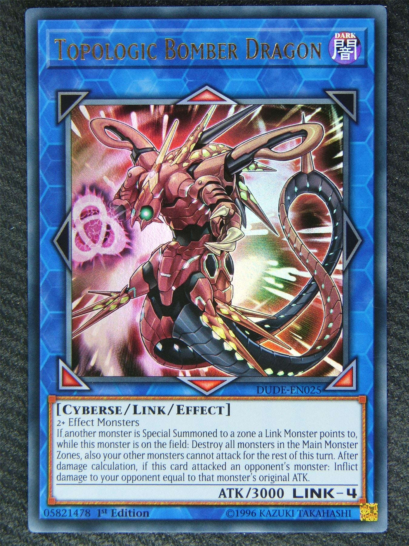 Topologic Bomber Dragon DUDE Ultra Rare - 1st ed - Yugioh Card #83T