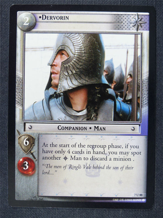 Dervorin 7 U 88 - LotR Cards #3IM