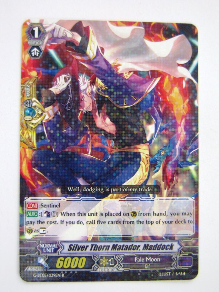 Vanguard Cards: SILVER THORN MATADOR, MADDOCK G-BT05 R # 7G40