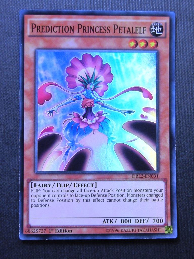 Prediction Princess Petalelf DRL2 Super Rare - 1st ed - Yugioh Cards #15I