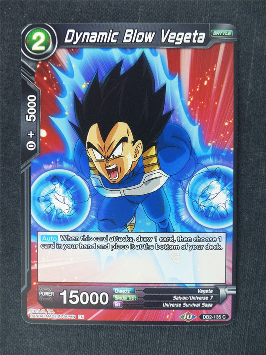 Dynamic Blow Vegeta - Dragon Ball Super Cards #HO