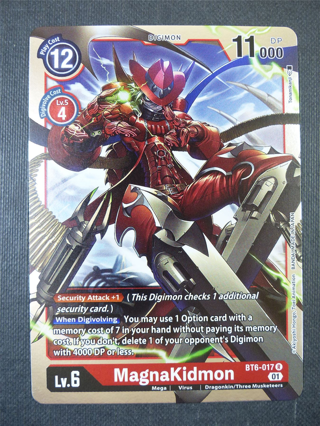 MagnaKidmon BT6-017 R - Digimon Card #1Z5