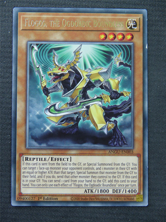 Flogos The Ogdoadic Boundless ANGU Rare - 1st Edition - Yugioh Card #1P3