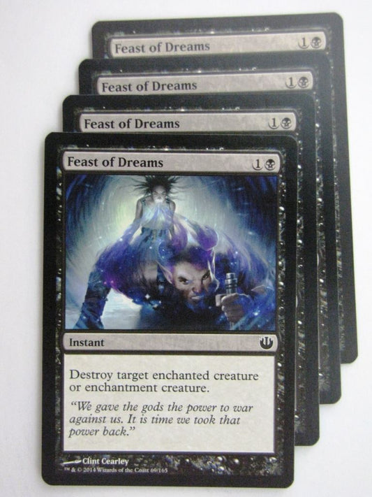 MTG Magic Cards: FEAST OF DREAMS x4 Journey to Nyx playset # 24B77