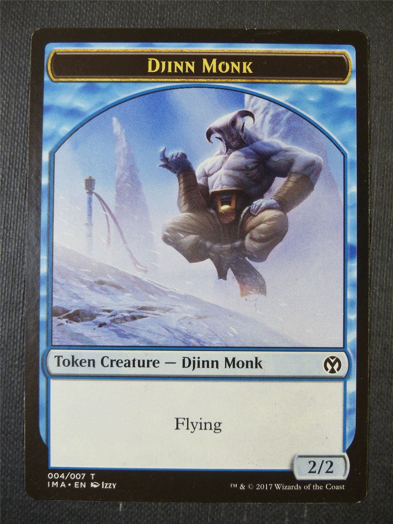 Djinn Monk Token - Mtg Card #127