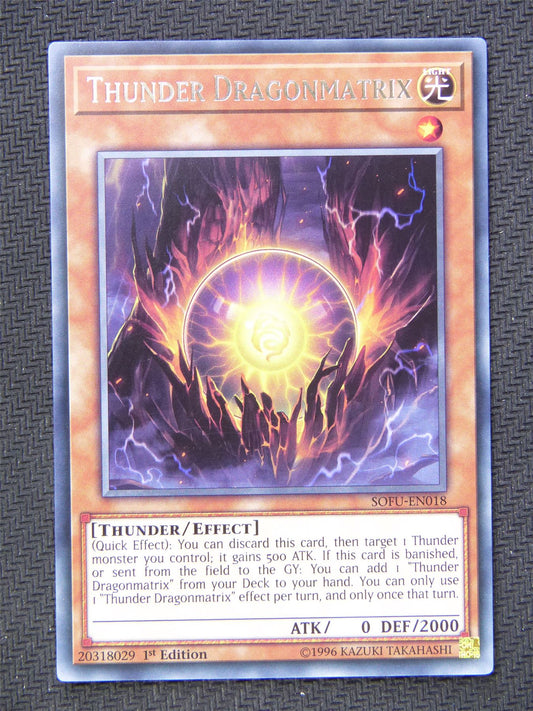 Thunder Dragonmatrix SOFU - Rare - Yugioh Card #5PN