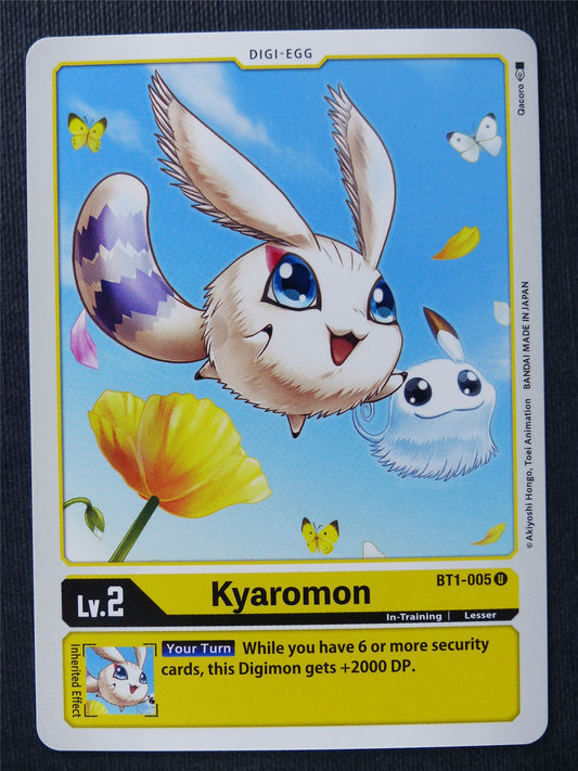 Kyaromon BT1-005 U - Digimon Cards #RB