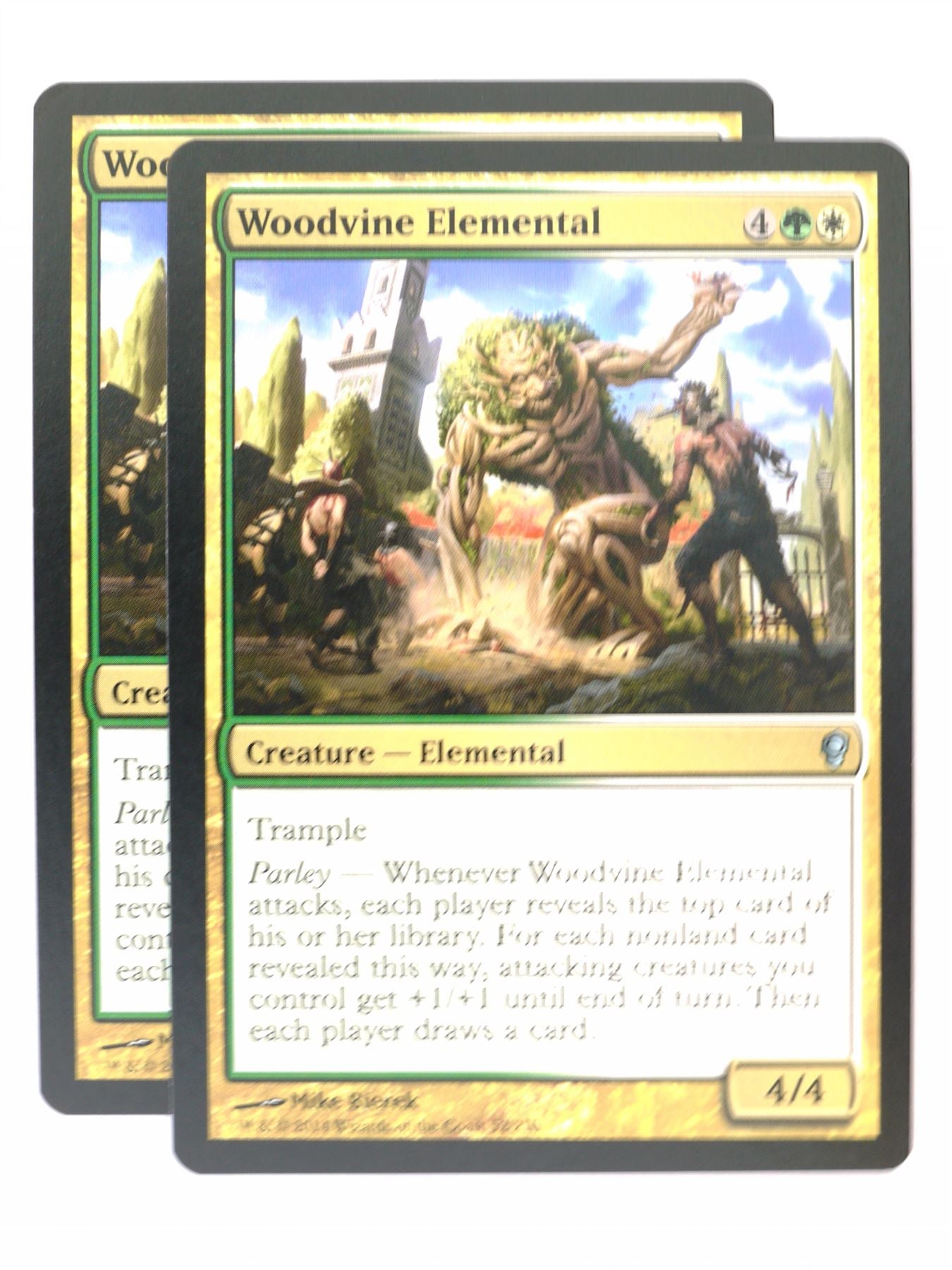 Mtg - Conspiracy - 2x Woodvine Elemental