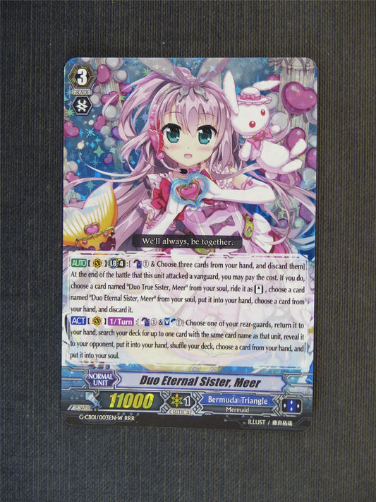 Duo Eternal Sister Meer G-CB01 RRR - Vangurd Cards #4XE
