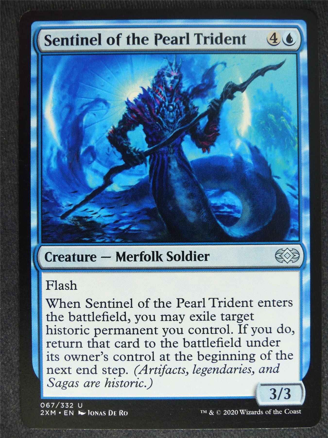 Sentinel of the Pearl Trident - Double Masters - Mtg Magic Cards #4Y