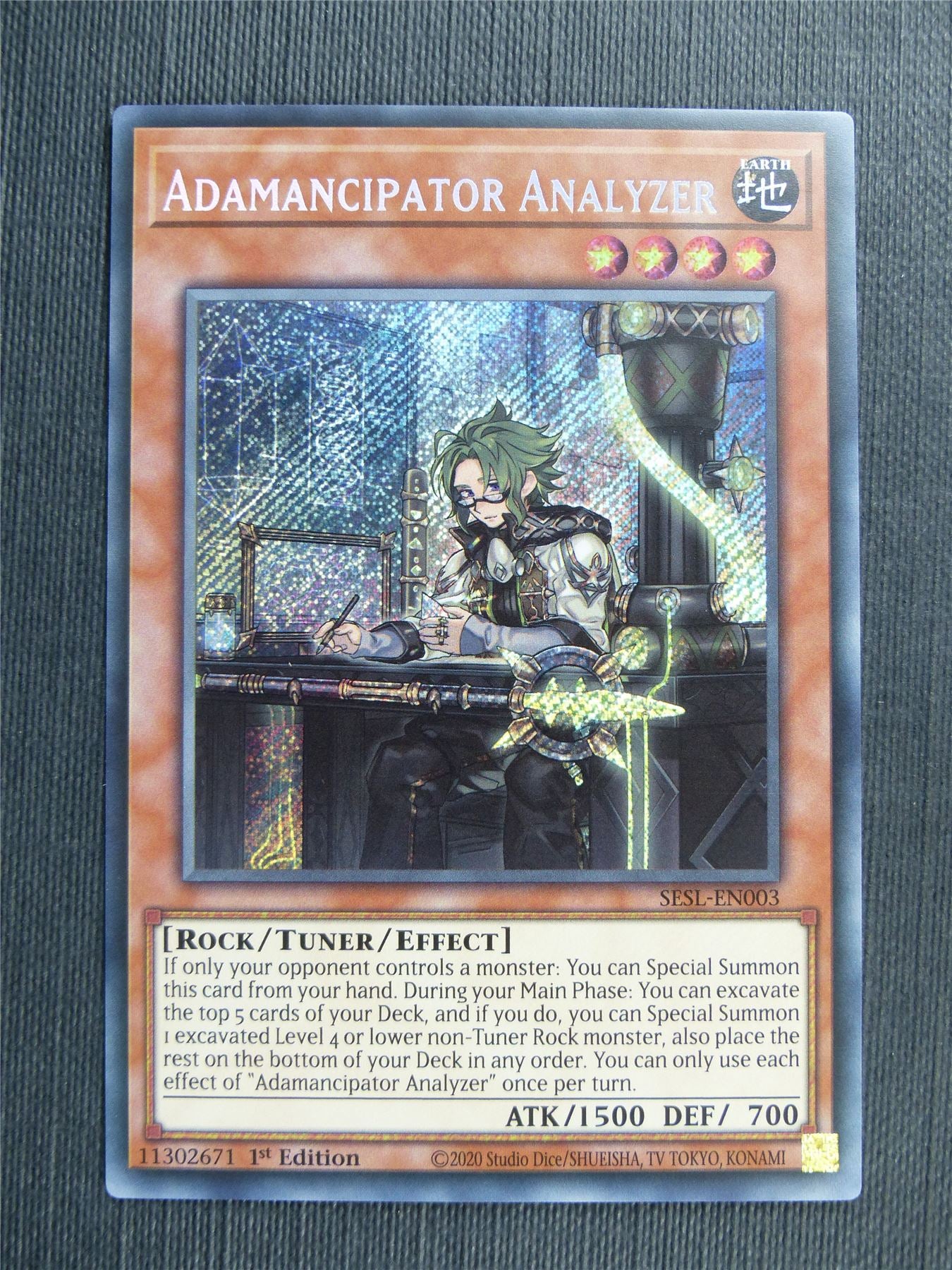 Adamancipator Analyzer - SESL Yugioh Card