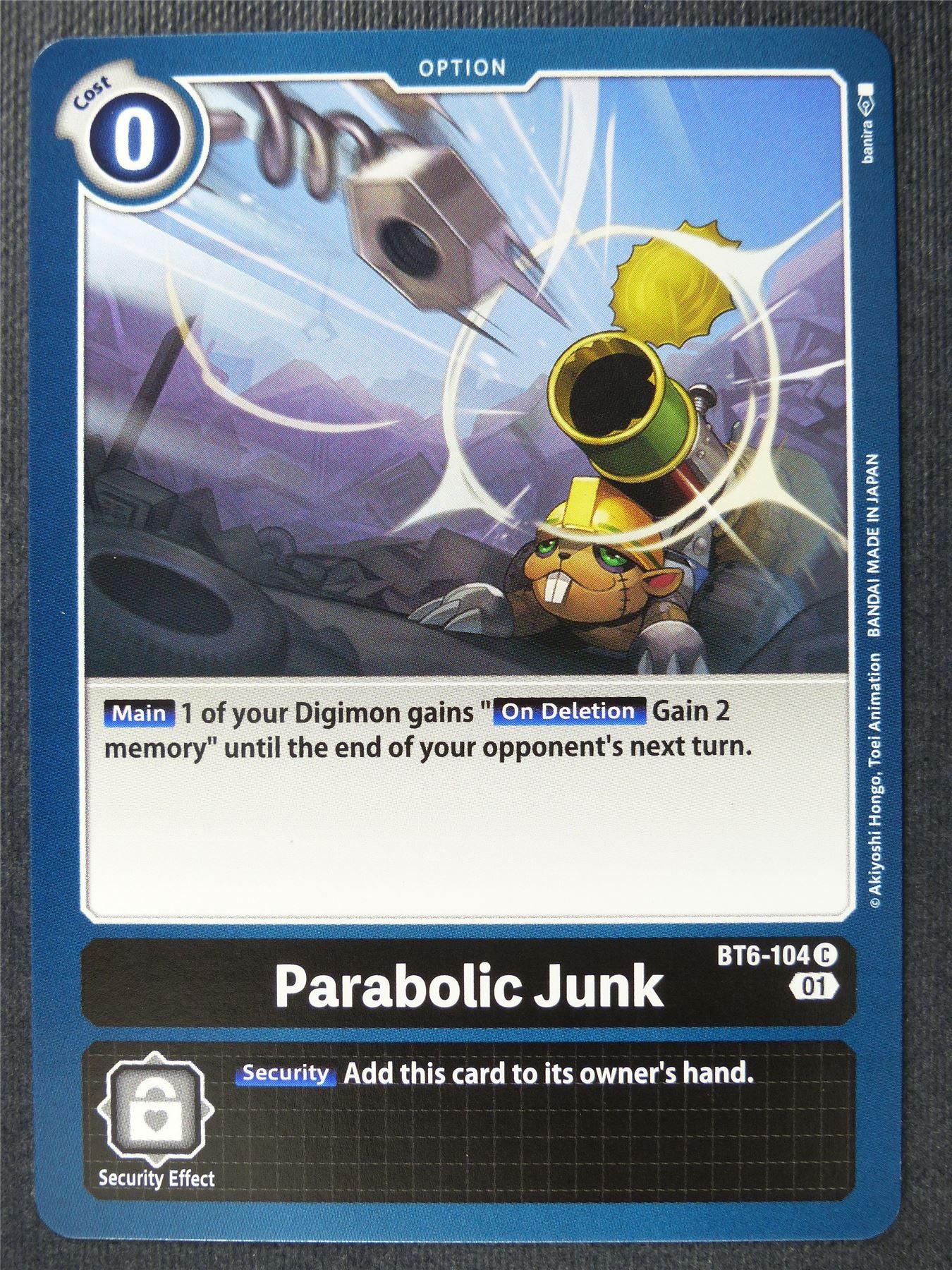 Parabolic Junk BT6-104 C - Digimon Card #282