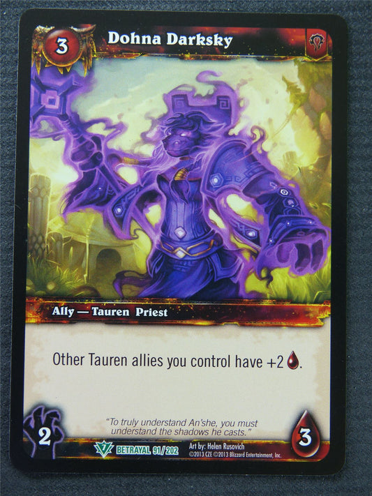 Dohna Darksky - Uncommon - World Of Warcraft #1HU