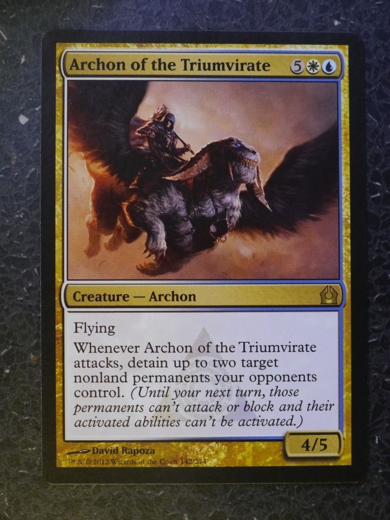 MTG Magic Cards: ARCHON OF THE TRIUMVIRATE # 6J23