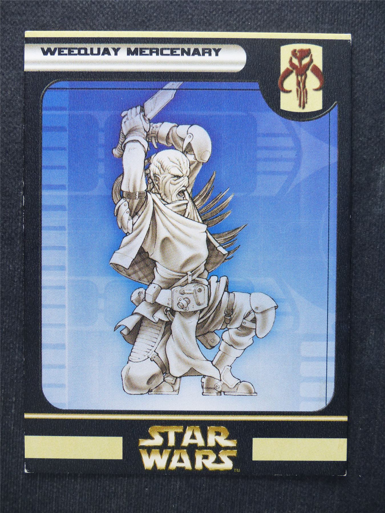 Weequay Mercenary 58/60 - Star Wars Miniatures Spare Cards #63