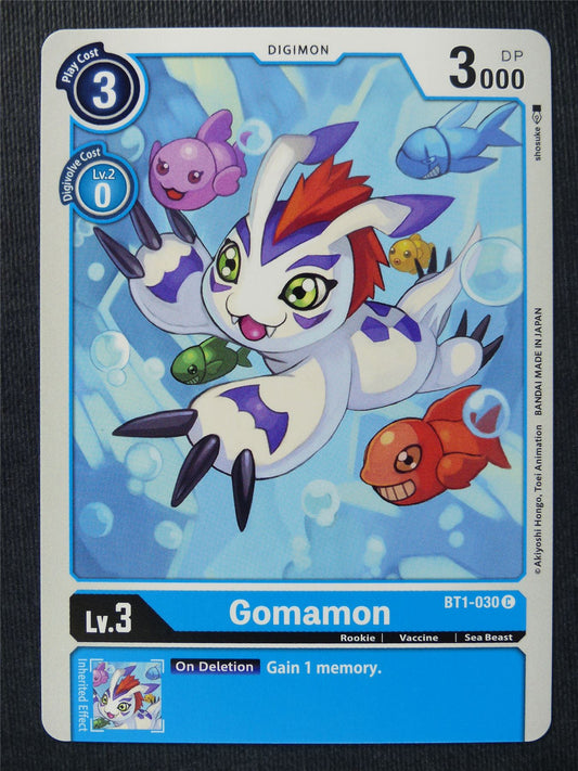 Gomamon BT1-030 C - Digimon Cards #SN