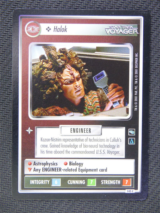 Halok Black Border - Star Trek CCG Voyager #529