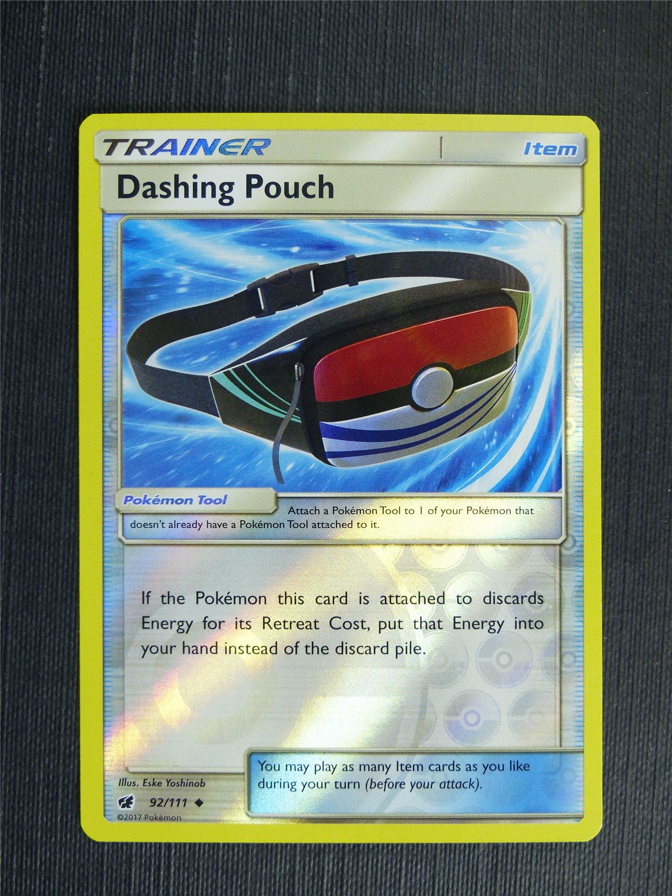 Dashing Pouch 92/111 Reverse Holo - Pokemon Cards #1WB