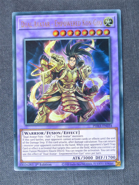 Dual Avatar - Empowered Kon-Gyo PHRA Ultra Rare - 1st ed - Yugioh Cards #3Y