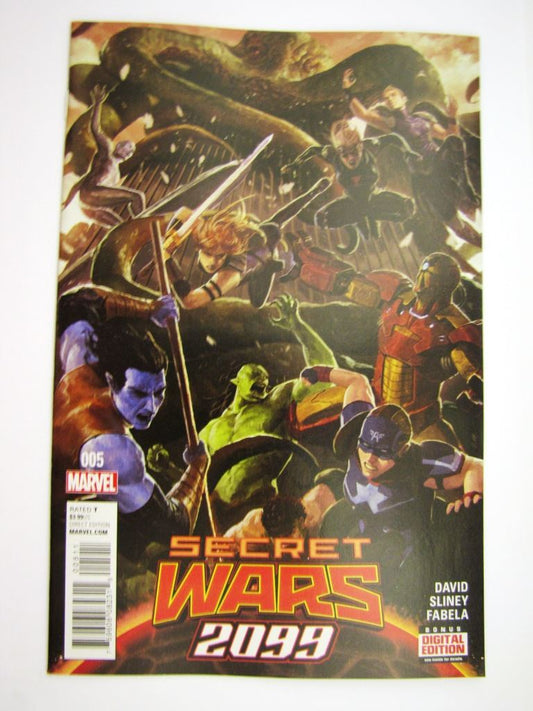 Marvel Comics: SECRET WARS 2099 #5 NOVEMBER 2015 # 35J100