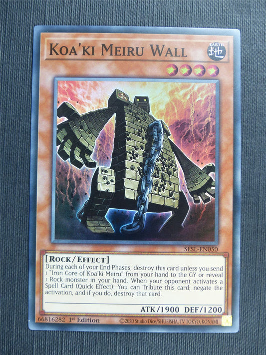 Koa'ki Meiru Wall - SESL Yugioh Card