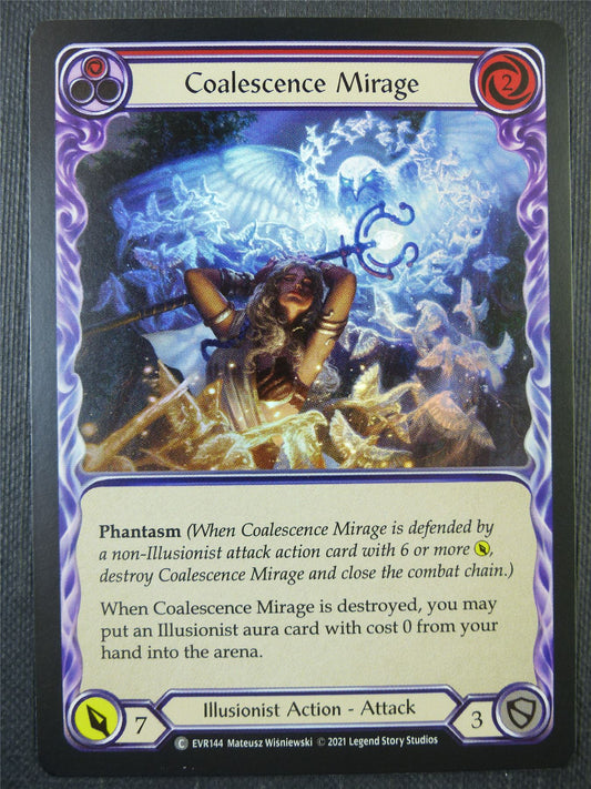 Coalescence Mirage Red Foil - 1st ed Everfest - Flesh & Blood Card #6J2