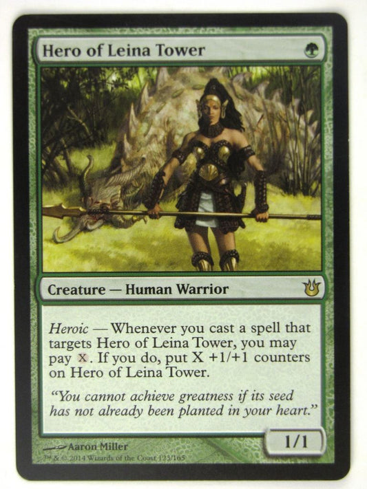 MTG Magic Played Cards: HERO OF LEINA TOWER # 18G10