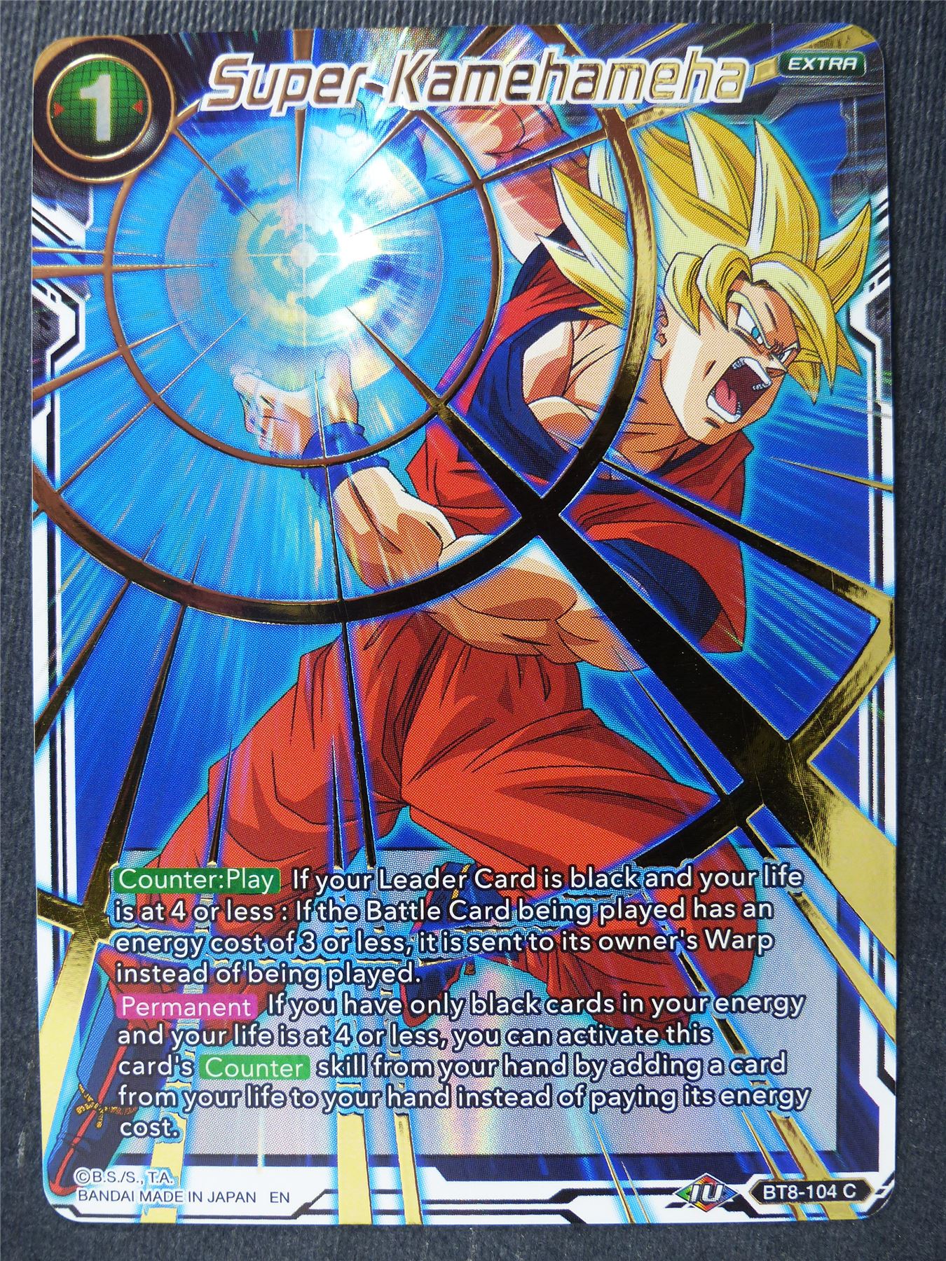 Super Kamehameha Foil - Mythic Booster - Dragon Ball Super Card #43J