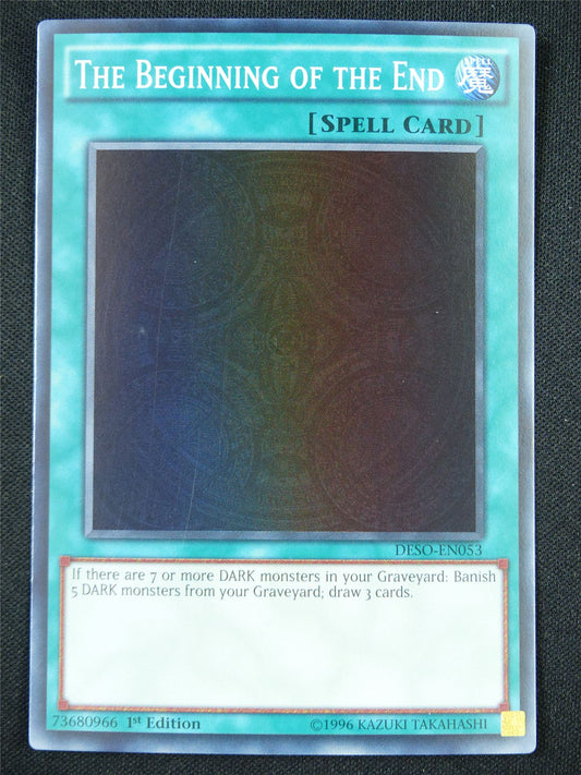 The Beginning of the End DESO Ultra Rare - 1st ed Yugioh Card #12J