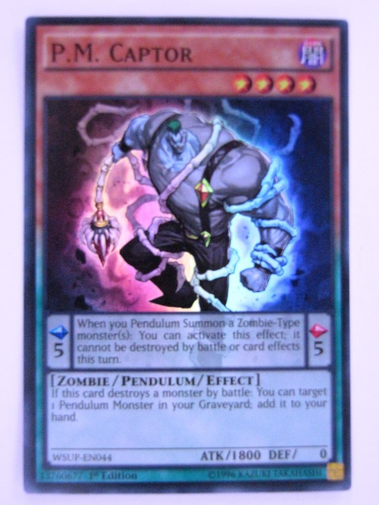 Yugioh Cards: P.M. CAPTOR WSUP SUPER RARE # 1I75