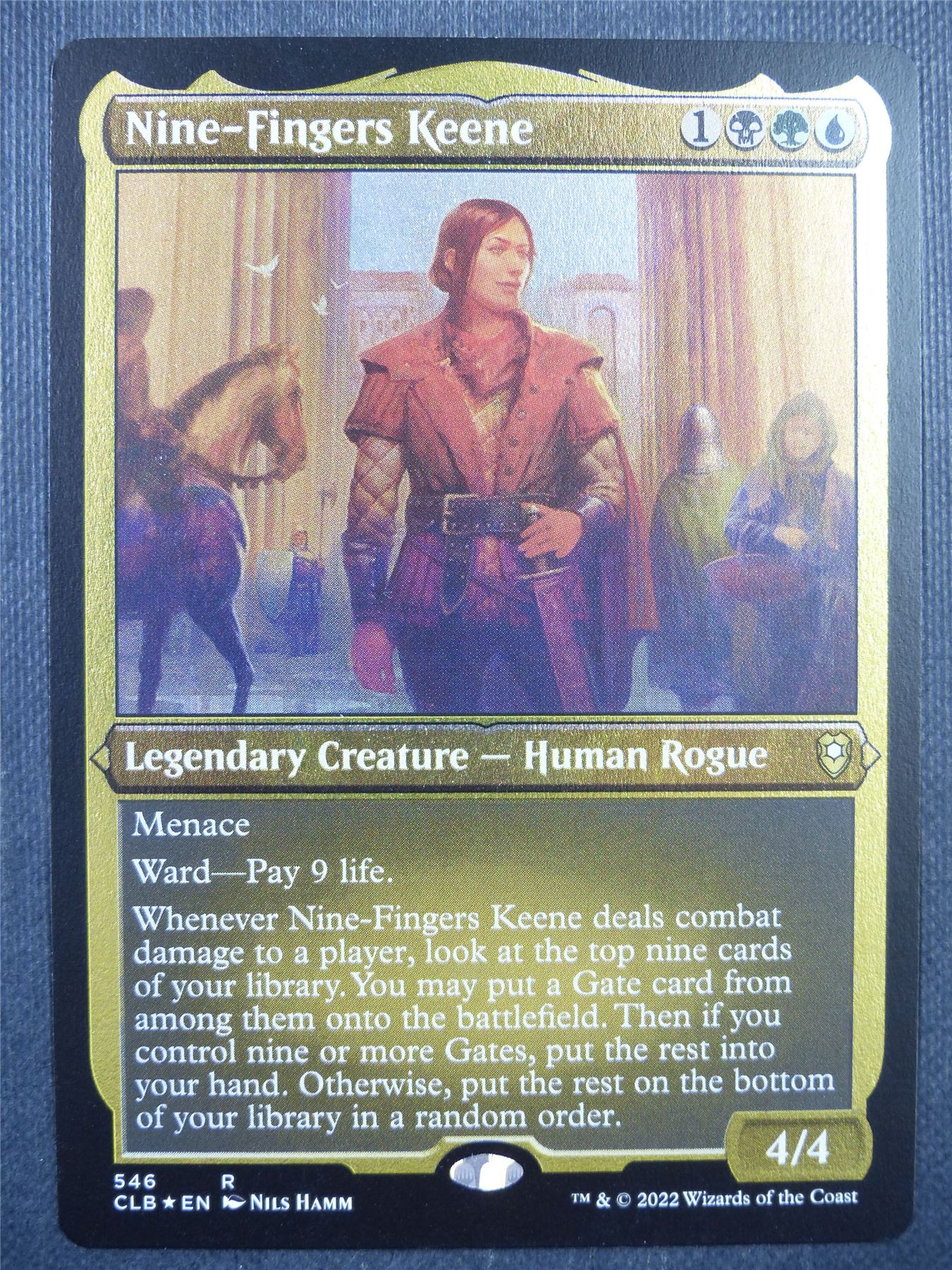 Nine-Fingers Keene Etched Foil - Mtg Card #65Y Archeron Nine-Fingers Keene Etched Foil - Mtg Card #65Y Archeron