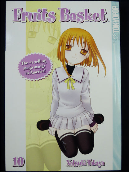 FRUIT Basket Volume 10 - Tokyo Pop Manga #3JK