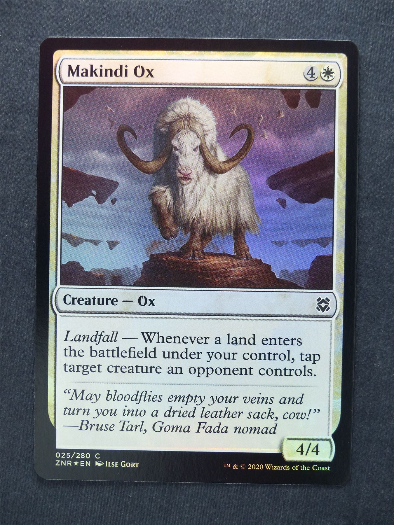 Makindi Ox Foil - Mtg Magic Cards #J2