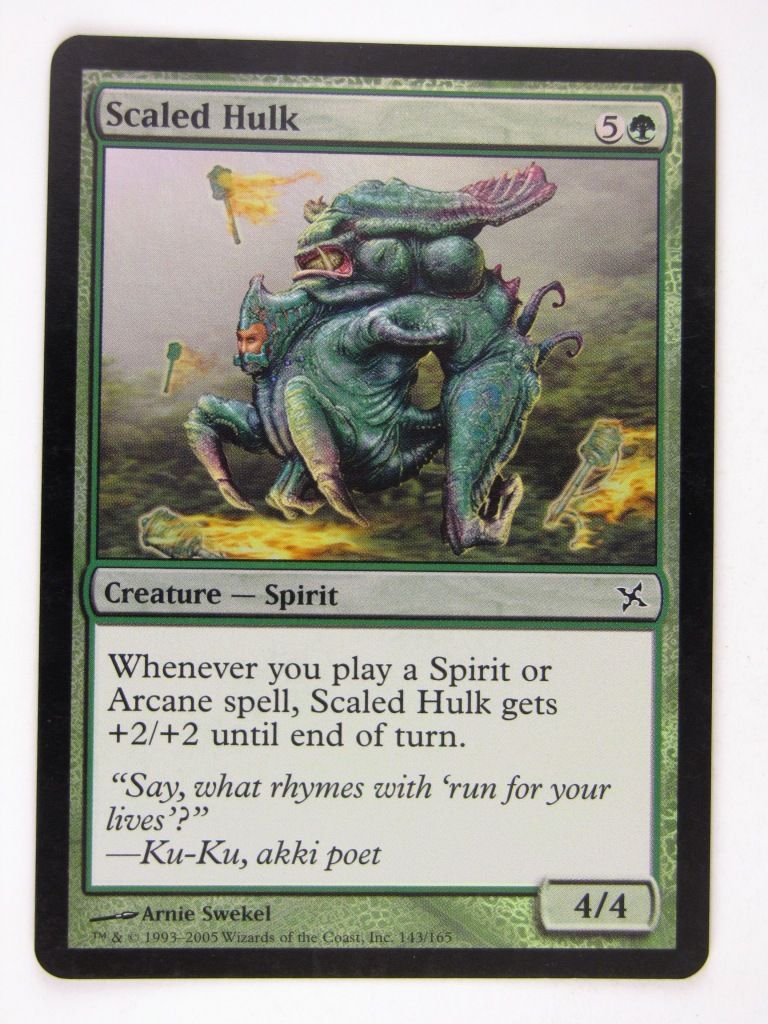 Mtg FOIL - SCALED HULK - played
