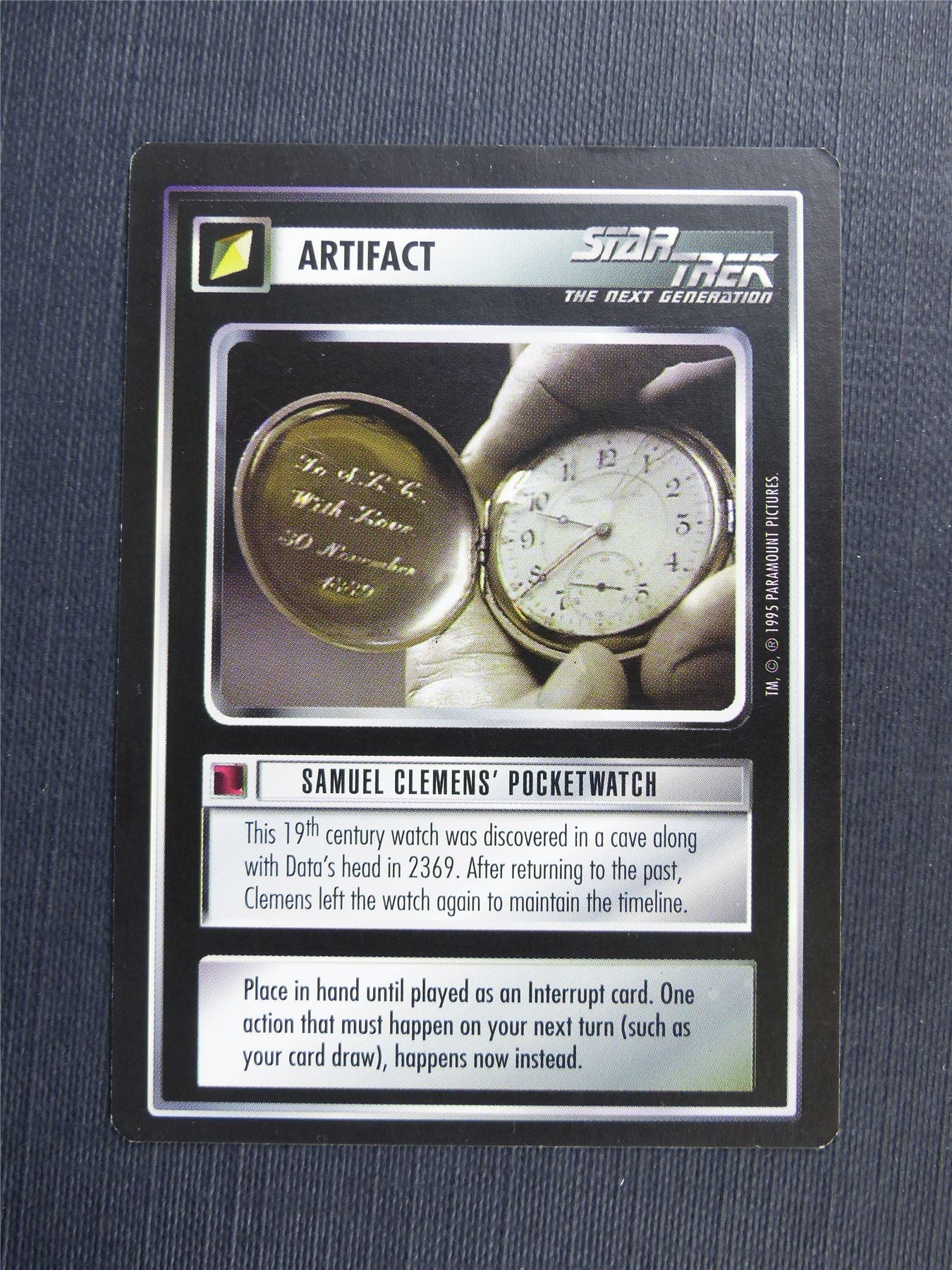 Samuel Clemen's Pocketwatch played - TNG - Star Trek Cards #4NQ